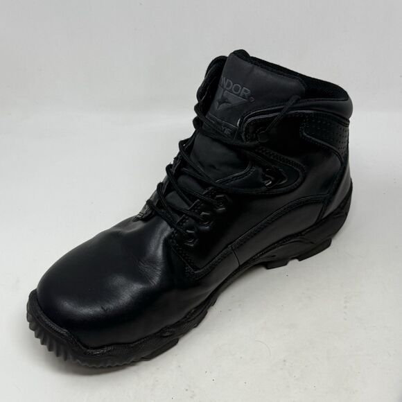 Condor Idaho 6” Steel Toe Tactical Work Boots Mens 12 Black Leather Lace Up - Picture 8 of 16
